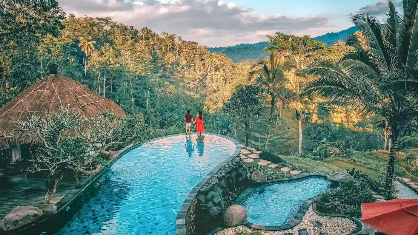 Oog op resorts - Bali.