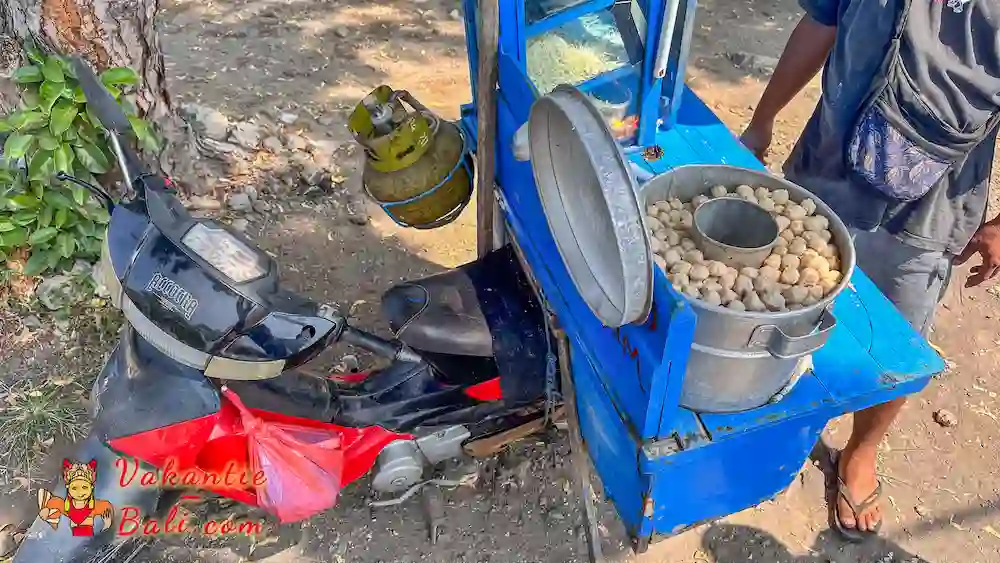 Scooter met soep verkoop