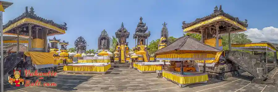 Hoogste heiligdommen in de Ponjok Batu tempel.